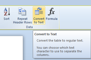 How to change the text case in Word 2010