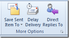 Save Sent Item to Outlook 2010