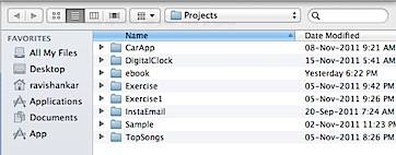 Xcode Project Creation Folder