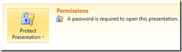 Permissions PowerPoint 2010
