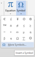 sigma symbol in word 2013 keyboard