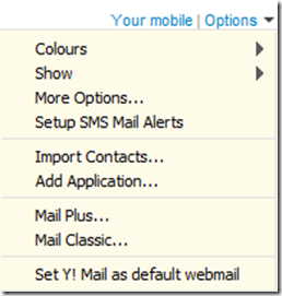 how to set right margin in yahoo mail