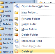 recover deleted tasks in outlook 2010