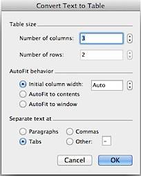 how to set tabs in word for mac 2011