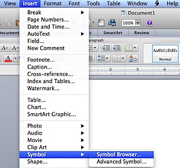 insert a checkbox in word 2008 for mac